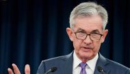 Federal Reserve Chair Jerome Powell holds a news conference in Washington, July 31, 2019. Reuters /  Sarah Silbiger 