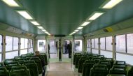 An empty water bus after the spread of coronavirus has caused a decline in the number of tourists in Venice, Italy, March 1, 2020. Reuters/Manuel Silvestri