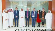 The General Tax Authority officials posing with the visiting delegates from Her Majesty Revenue & Customs (HMRC), UK. 