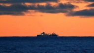 The Grand Princess cruise ship carrying passengers who have tested positive for coronavirus is seen in the Pacific Ocean outside San Francisco, California, US, March 7, 2020. Reuters/Stephen Lam