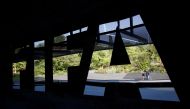  General view of the FIFA logo  REUTERS/Arnd Wiegmann/File Photo
