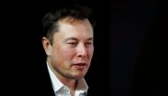 SpaceX owner and Tesla CEO Elon Musk arrives on the red carpet for the automobile awards 