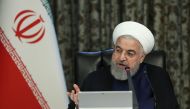 Iranian President Hassan Rouhani speaks during a meeting of the Iranian government task force on the coronavirus, in Tehran, Iran, March 21, 2020. Official Presidential website/Handout via REUTERS