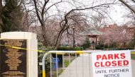 Hamilton Park is closed as the coronavirus continues to spread across the United States on March 19, 2020 in Jersey City, New Jersey. The World Health Organization declared coronavirus (COVID-19) a global pandemic on March 11th. Arturo Holmes/Getty Images