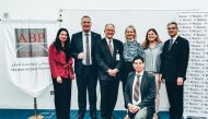 Academic Bridge Program and the University of Aberdeen officials during the  MoU signing ceremony.