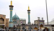 This picture taken on April 25, 2020 during the Muslim holy motnh of Ramadan shows a view from outside the closed Imamzadeh Saleh in the Iranian capital Tehran's Shemiran district, as all mosques and places of worship are closed due to the COVID-19 corona