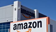 An Amazon distribution center is seen as the coronavirus continues to spread across the United States, on April 25, 2020 in North Las Vegas, Nevada.  AFP / David Becker