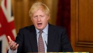 Britain's Prime Minister Boris Johnson speaks during a daily briefing to update on the coronavirus disease (COVID-19) outbreak, at 10 Downing Street in London, Britain June 3, 2020. Andrew Parsons/10 Downing Street/Handout via REUTERS 