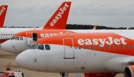 An Easyjet Airbus A319 plane is seen at Luton Airport, following the outbreak of the coronavirus disease (COVID-19), Luton, Britain, June 4, 2020. REUTERS/Paul Childs/File Photo