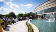 The Houston community gathered for the final public viewing of George Floyd at the Fountain of Praise Church in Houston, Texas, United States on June 08, 2020. Montinique Monroe - Anadolu 