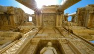 A view of the remains of Ephesus Ancient City, in Izmir, Turkey on June 10, 2020. Mehmet Emin Mengüarslan - Anadolu
