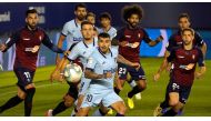 Atletico Madrid's Angel Correa in action as teammates and Osasuna players look on, as play resumes behind closed doors following the outbreak of the coronavirus disease (COVID-19) REUTERS/Vincent West