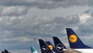 File photo: Lufthansa airplanes. Photo by: AFP