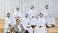 The founders and innovators of C Wallet Services (FROM LEFT) : Khalid Al Yafei, Michael Javier, Mohammed Kafoud, Abdulaziz Abdulla, Abdulmohsin Al Yafei, Nasser Al Haj and Moustafa Al Sayrafi posing for a group photo.
