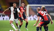 Juventus' Portuguese forward Cristiano Ronaldo controls the ball during the Italian Serie A football match Genoa vs Juventus played on June 30, 2020 behind closed doors at the Luigi-Ferraris stadium in Genoa. AFP / Miguel MEDINA