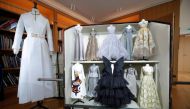 Creations by designer Maria Grazia Chiuri are displayed on miniature mannequins ahead of her Haute Couture Online Fall/Winter 2020/2021 collection presentation for fashion house Dior in Paris, France, July 4, 2020.  REUTERS/Charles Platiau