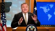 U.S. Secretary of State Mike Pompeo speaks during a news conference at the State Department in Washington, U.S., July 1, 2020. Manuel Balce Ceneta/Pool via REUTERS
