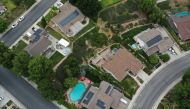 Solar panels are seen on rooftops amid the coronavirus disease (COVID-19) outbreak, in Santa Clarita, near Los Angeles, California, U.S., June 18, 2020. Picture taken June 18, 2020. REUTERS/Lucy Nicholson