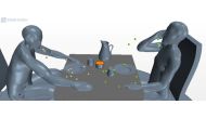A graphic shows a simulation of the 