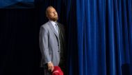 (FILES) In this file photo taken on October 22, 2018 Brad Parscale, campaign manager for US President Donald Trump's 2020 reelection campaign, attends a campaign rally at the Toyota Center in Houston, Texas. AFP / Saul Loeb 