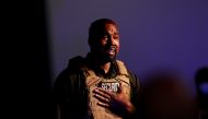 Rapper Kanye West gets emotional as he holds his first rally in support of his presidential bid in North Charleston, South Carolina, U.S. July 19, 2020. REUTERS/Randall Hill