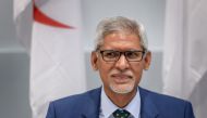 International Federation of Red Cross and Red Crescent Societies (IFRC) Secretary General Jagan Chapagain attends a signing ceremony after the International Automobile Federation (FIA) delivered a nearly 2 million euros cheque to the IFRC to support the h