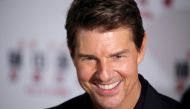 Tom Cruise attends a news conference promoting his upcoming film 