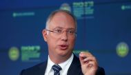 FILE PHOTO: Chief Executive of the Russian Direct Investment Fund, Kirill Dmitriev, attends a session of the St. Petersburg International Economic Forum (SPIEF), Russia, June 7, 2019. REUTERS/Maxim Shemetov/File Photo
