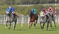 Ebraz (left) and Tayf in action during last year's Qatar International Stakes in this file photo.