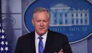 White House Chief of Staff Mark Meadows speaks during a press briefing in the James S. Brady Press Briefing Room at the White House, in Washington, DC on July 31, 2020 / AFP / Nicholas Kamm