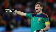 FILE PHOTO: Football - Holland v Spain FIFA World Cup Final - South Africa 2010 - Soccer City Stadium, Johannesburg, South Africa - 11/7/10 Spain's Iker Casillas Mandatory Credit: Action Images / Jason Cairnduff/File Photo