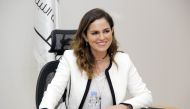 Lebanon's Information Minister Manal Abdel Samad. AFP 
