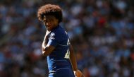 Chelsea's Willian during the match, August 5, 2018. Action Images via Reuters/Craig Brough