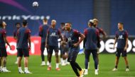 August 11, 2020 Paris St Germain's Kylian Mbappe during training David Ramos/Pool via REUTERS