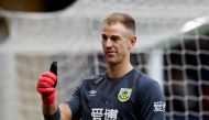 January 25, 2020 Burnley's Joe Hart reacts Action Images via Reuters/Jason Cairnduff/File Photo