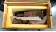 This file image grab from footage obtained from the state-run Iran Press news agency on January 10, 2020 shows what Iran's civil aviation says is the black box of the Ukrainian airline flight that crashed near Tehran killing all 176 on board. AFP PHOTO / 