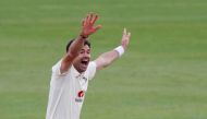 August 24, 2020 England's James Anderson celebrates taking the wicket of Pakistan's Abid Ali lbw, as play resumes behind closed doors following the outbreak of the coronavirus disease (COVID-19) Alastair Grant/Pool via REUTERS