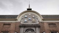 This photograph taken on August 27, 2020 shows the exterior of the museum Hofje Van Aerden in Leerdam, The Netherlands. The painting Two smiling boys (1626-1627) by Frans Hals was stolen from the museum for the third time. - Netherlands OUT / AFP / ANP / 