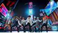 This handout image released courtesy of MTV shows South Korean boy band BTS performing from South Korea during the 2020 MTV Video Music Awards, being held virtually amid the coronavirus pandemic, broadcast on August 30, 2020 in New York. AFP / MTV / 