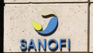 The logo of Sanofi is seen at the company's headquarters in Paris, France, April 24, 2020. REUTERS/Charles Platiau/File Photo