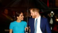 FILE PHOTO: Britain's Prince Harry and his wife Meghan, Duchess of Sussex, arrive at the Endeavour Fund Awards in London, Britain March 5, 2020. REUTERS/Hannah McKay/File Photo
