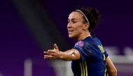 August 22, 2020 Olympique Lyonnais' Lucy Bronze, as play resumes behind closed doors following the outbreak of the coronavirus disease (COVID-19) Alvaro Barrientos/Pool via REUTERS/File Photo
