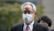 Greg Kelly, former representative director of Nissan Motor Co. arrives for the first trial hearing at the Tokyo District Court in Tokyo, Japan, on September 15, 2020. ( Bloomberg/Kiyoshi Ota - Anadolu Agency )