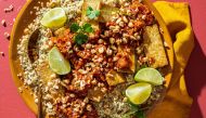 Green Curry-Coconut Quinoa With Tofu and Chile-Garlic Sauce. MUST CREDIT: Photo by Laura Chase de Formigny for The Washington Post.
