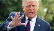 In this file photo US President Donald Trump speaks to the media prior to departing on Marine One from the South Lawn of the White House in Washington, DC, September 15, 2020, as he travels to Philadelphia, Pennsylvania for a town hall. AFP / SAUL LOEB