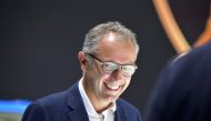 In this file photograph taken on September 10, 2019, Lamborghini Chairman and CEO Stefano Domenicali smiles as he attends a press day at the IAA Car Show in Frankfurt. Former Ferrari team principal Stefano Domenicali is set to become the new CEO of Formul