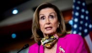 FILE PHOTO: U.S. House Speaker Nancy Pelosi (D-CA) speaks during a news conference on Capitol Hill in Washington, U.S., September 18, 2020. REUTERS/Al Drago