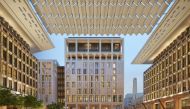 The exterior of Mandarin Oriental, Doha.