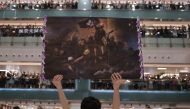 One of the pictures in the exhibition was by AFP photographer Nicolas Asfouri and was taken on September 11, 2019

