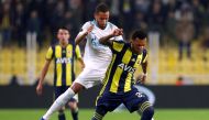 February 12, 2019 Fenerbahce's Jailson in action with Zenit Saint Petersburg's Hernani REUTERS/Murad Sezer/File Photo